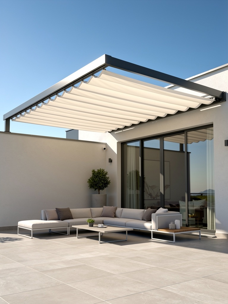 Pergola tkaninowa elegancka