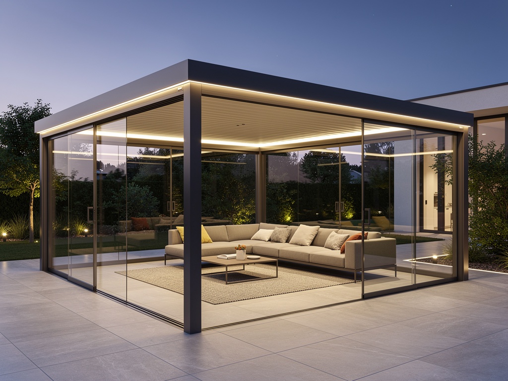 Szklane ściany przesuwne OLKAPI